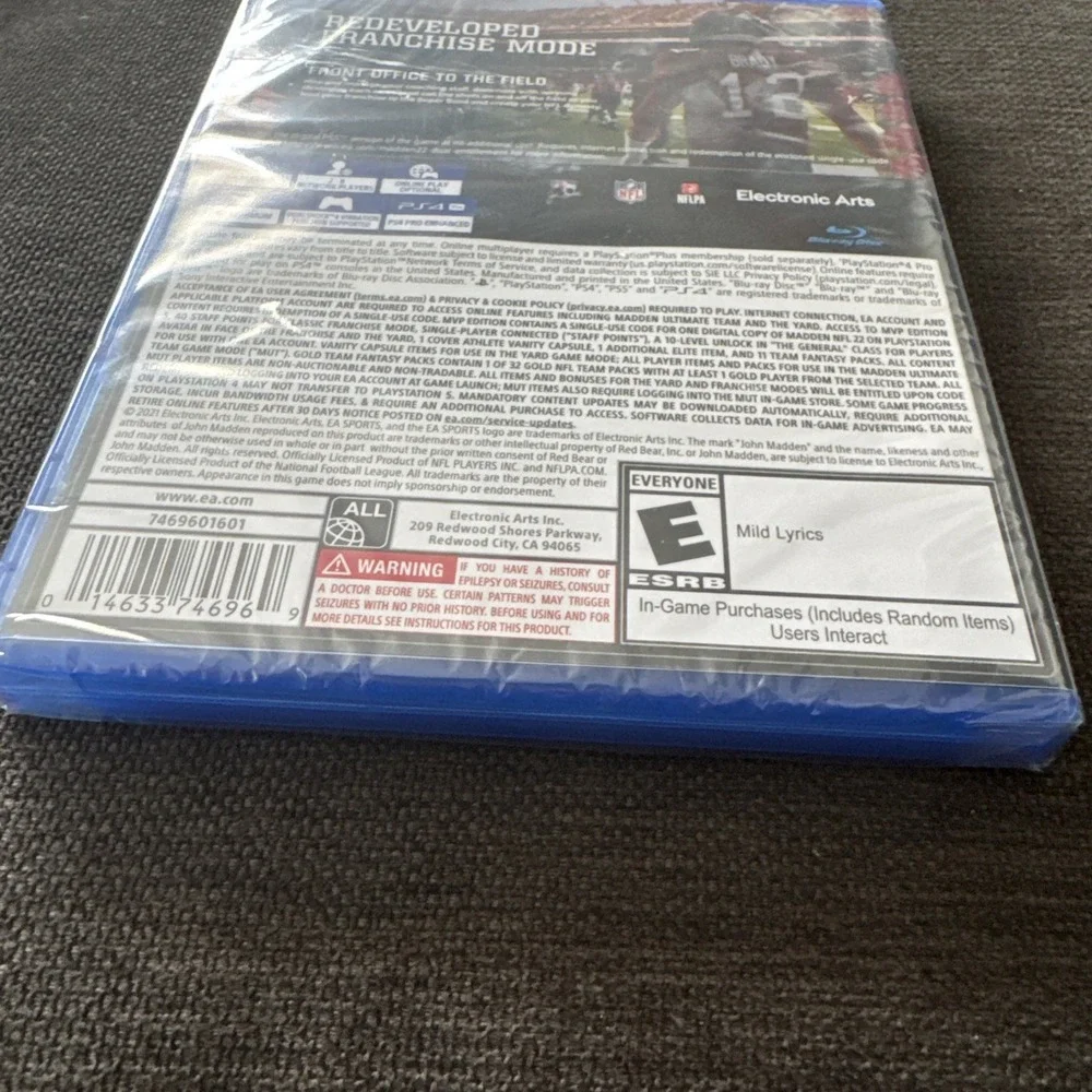 Brand New!! 🏈Madden NFL 22 MVP Edition Ps4 New Factory Sealed Ships Fast 🔥